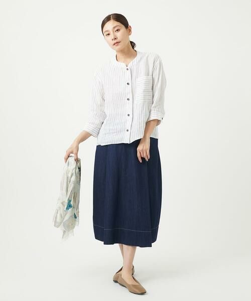 GIANNI LO GIUDICE / ジャンニ・ロ・ジュディチェ ロング・マキシ丈スカート | [洗える]コットンデニムスカート | 詳細23