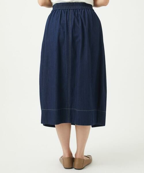 GIANNI LO GIUDICE / ジャンニ・ロ・ジュディチェ ロング・マキシ丈スカート | [洗える]コットンデニムスカート | 詳細4