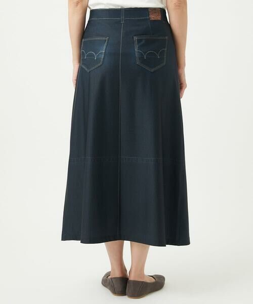 GIANNI LO GIUDICE / ジャンニ・ロ・ジュディチェ ロング・マキシ丈スカート | [洗える・リバーシブル]デニムペイズリープリントスカート | 詳細22