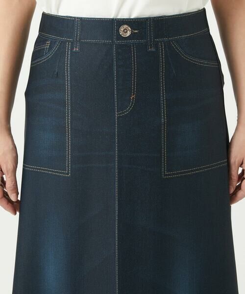 GIANNI LO GIUDICE / ジャンニ・ロ・ジュディチェ ロング・マキシ丈スカート | [洗える・リバーシブル]デニムペイズリープリントスカート | 詳細23