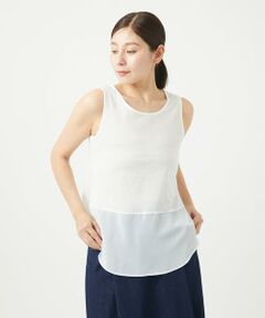 GIANNI LO GIUDICE / ジャンニ・ロ・ジュディチェ タンクトップ | [洗える・日本製]リヨセルコットンスパイラル天竺タンクトップ