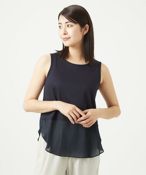 GIANNI LO GIUDICE / ジャンニ・ロ・ジュディチェ タンクトップ | [洗える・日本製]リヨセルコットンスパイラル天竺タンクトップ | 詳細1