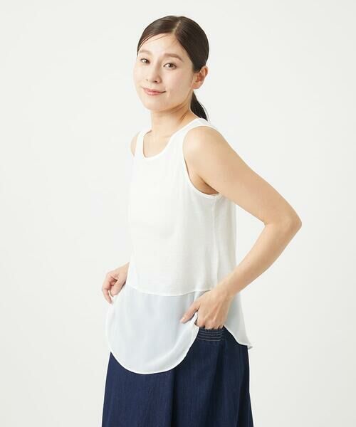 GIANNI LO GIUDICE / ジャンニ・ロ・ジュディチェ タンクトップ | [洗える・日本製]リヨセルコットンスパイラル天竺タンクトップ | 詳細5
