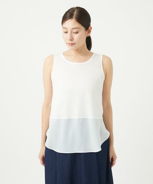 GIANNI LO GIUDICE / ジャンニ・ロ・ジュディチェ タンクトップ | [洗える・日本製]リヨセルコットンスパイラル天竺タンクトップ | 詳細6