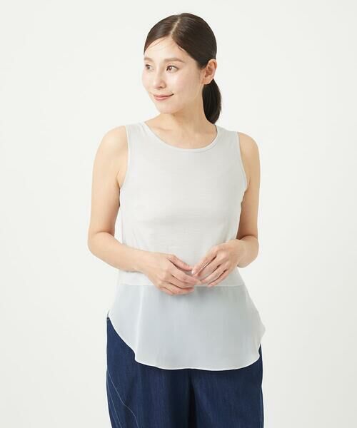 GIANNI LO GIUDICE / ジャンニ・ロ・ジュディチェ タンクトップ | [洗える・日本製]リヨセルコットンスパイラル天竺タンクトップ | 詳細15