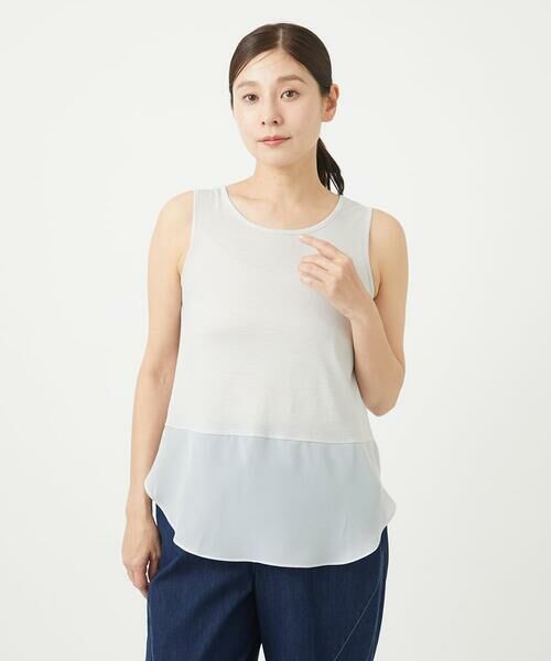 GIANNI LO GIUDICE / ジャンニ・ロ・ジュディチェ タンクトップ | [洗える・日本製]リヨセルコットンスパイラル天竺タンクトップ | 詳細16