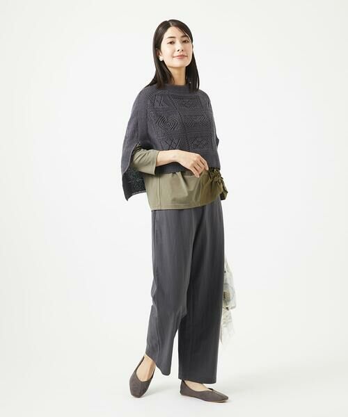 GIANNI LO GIUDICE / ジャンニ・ロ・ジュディチェ カットソー | [洗える]コットン天竺シャーリングフラワーカットソー | 詳細13