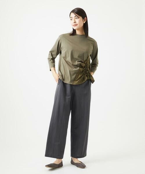 GIANNI LO GIUDICE / ジャンニ・ロ・ジュディチェ カットソー | [洗える]コットン天竺シャーリングフラワーカットソー | 詳細5