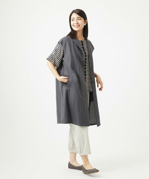 GIANNI LO GIUDICE / ジャンニ・ロ・ジュディチェ カットソー | [洗える・日本製]コンパクトボーダーフラワーモチーフカットソー | 詳細7