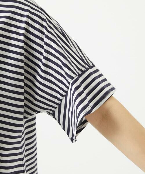 GIANNI LO GIUDICE / ジャンニ・ロ・ジュディチェ カットソー | [洗える・日本製]コンパクトボーダーフラワーモチーフカットソー | 詳細13