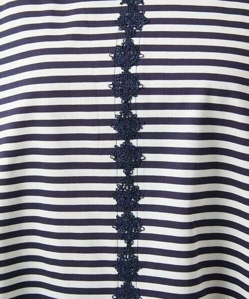 GIANNI LO GIUDICE / ジャンニ・ロ・ジュディチェ カットソー | [洗える・日本製]コンパクトボーダーフラワーモチーフカットソー | 詳細15