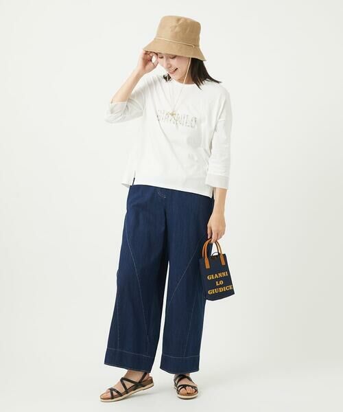 GIANNI LO GIUDICE / ジャンニ・ロ・ジュディチェ カットソー | [洗える]サイロプレミアム天竺ロゴカットソー | 詳細21