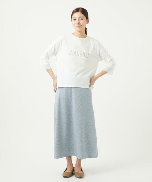 GIANNI LO GIUDICE / ジャンニ・ロ・ジュディチェ カットソー | [洗える]サイロプレミアム天竺ロゴカットソー | 詳細24