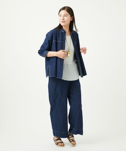 GIANNI LO GIUDICE / ジャンニ・ロ・ジュディチェ その他パンツ | [洗える]コットンデニムパンツ | 詳細6