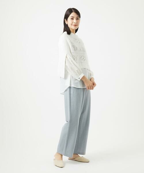 GIANNI LO GIUDICE / ジャンニ・ロ・ジュディチェ その他パンツ | [洗える]コットンナイロンカノコ編みパンツ | 詳細17