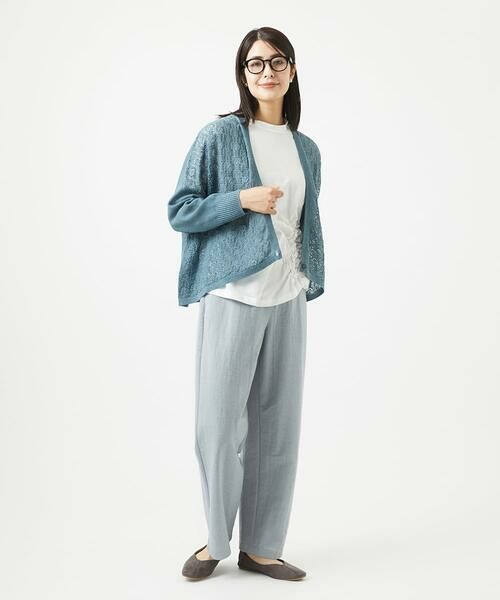 GIANNI LO GIUDICE / ジャンニ・ロ・ジュディチェ その他パンツ | [洗える]コットンナイロンカノコ編みパンツ | 詳細23