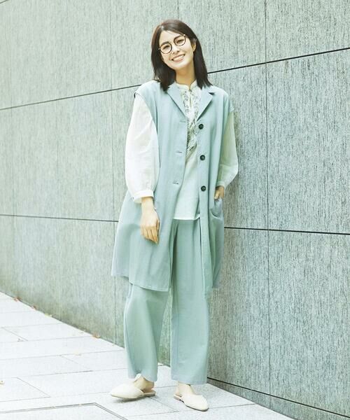 GIANNI LO GIUDICE / ジャンニ・ロ・ジュディチェ その他パンツ | [洗える]コットンナイロンカノコ編みパンツ | 詳細3