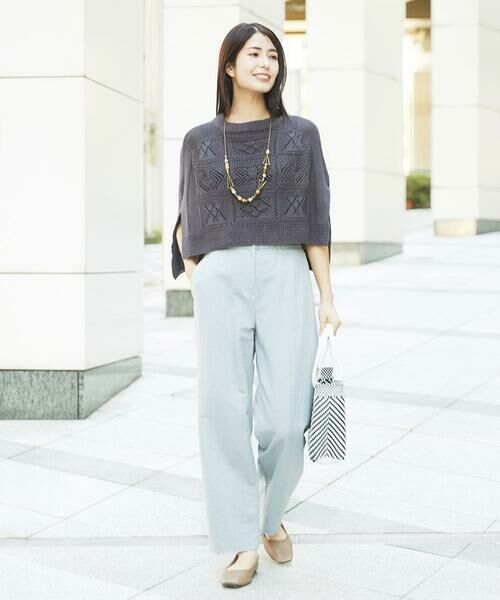 GIANNI LO GIUDICE / ジャンニ・ロ・ジュディチェ その他パンツ | [洗える]コットンナイロンカノコ編みパンツ | 詳細4