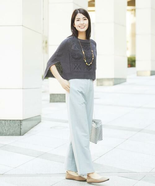 GIANNI LO GIUDICE / ジャンニ・ロ・ジュディチェ その他パンツ | [洗える]コットンナイロンカノコ編みパンツ | 詳細5