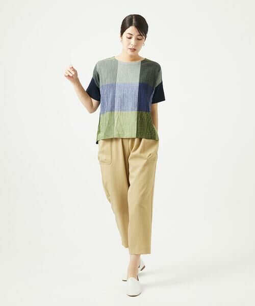 GIANNI LO GIUDICE / ジャンニ・ロ・ジュディチェ その他パンツ | [洗える・日本製]オクタワルツカルゼパンツ | 詳細7