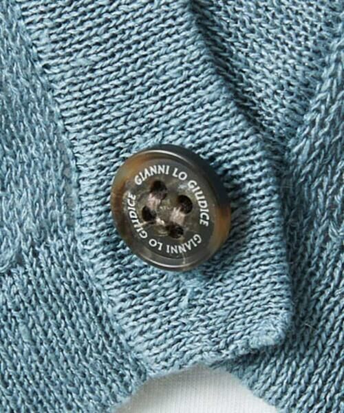 GIANNI LO GIUDICE / ジャンニ・ロ・ジュディチェ セットアップ | 透かし柄ニットカーディガン | 詳細12