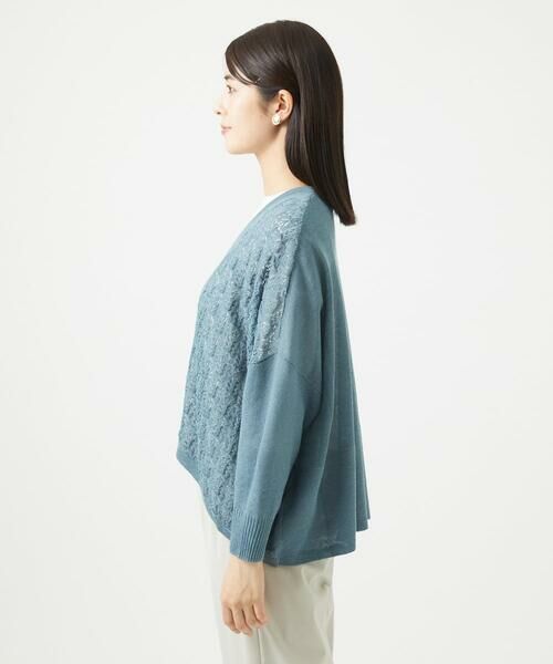 GIANNI LO GIUDICE / ジャンニ・ロ・ジュディチェ セットアップ | 透かし柄ニットカーディガン | 詳細5