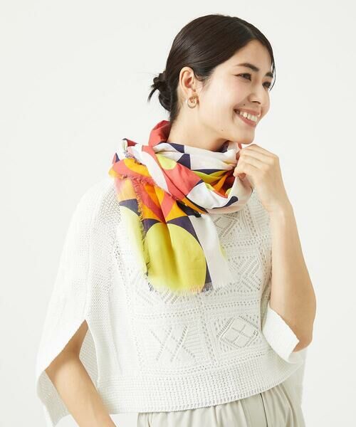 GIANNI LO GIUDICE / ジャンニ・ロ・ジュディチェ マフラー・ショール・スヌード・ストール | イレギュラードットプリントストール | 詳細5