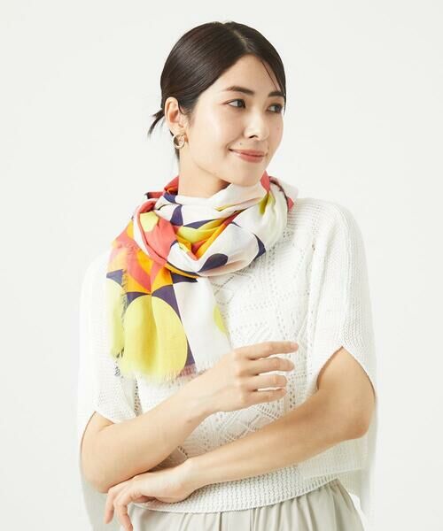 GIANNI LO GIUDICE / ジャンニ・ロ・ジュディチェ マフラー・ショール・スヌード・ストール | イレギュラードットプリントストール | 詳細6