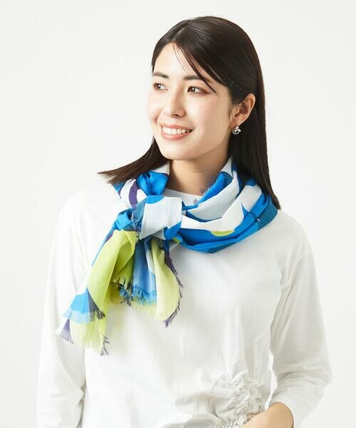 GIANNI LO GIUDICE / ジャンニ・ロ・ジュディチェ マフラー・ショール・スヌード・ストール | イレギュラードットプリントストール | 詳細13