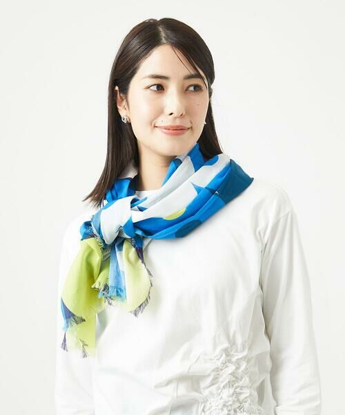 GIANNI LO GIUDICE / ジャンニ・ロ・ジュディチェ マフラー・ショール・スヌード・ストール | イレギュラードットプリントストール | 詳細14