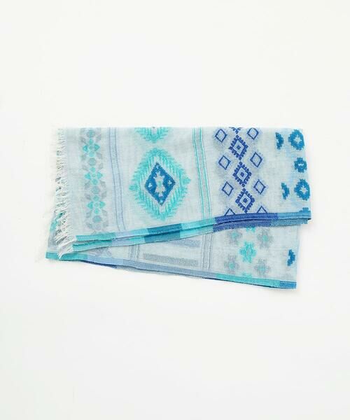 GIANNI LO GIUDICE / ジャンニ・ロ・ジュディチェ マフラー・ショール・スヌード・ストール | ダイヤジャガードストール | 詳細2