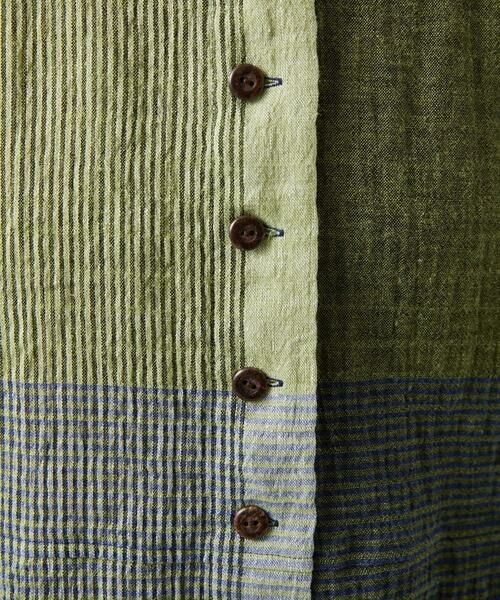 GIANNI LO GIUDICE / ジャンニ・ロ・ジュディチェ シャツ・ブラウス | [洗える・日本製]コットンレーヨンランダムチェックブラウス | 詳細10