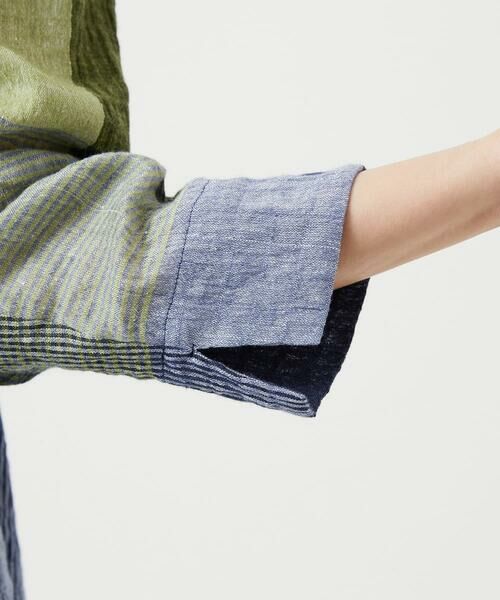 GIANNI LO GIUDICE / ジャンニ・ロ・ジュディチェ シャツ・ブラウス | [洗える・日本製]コットンレーヨンランダムチェックブラウス | 詳細9