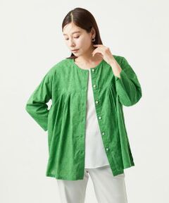 GIANNI LO GIUDICE / ジャンニ・ロ・ジュディチェ シャツ・ブラウス | [洗える]ダイヤカットジャガードブラウス