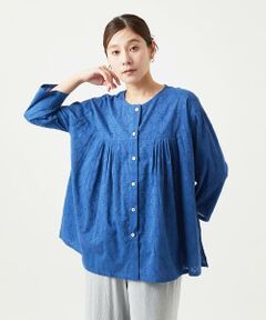 GIANNI LO GIUDICE / ジャンニ・ロ・ジュディチェ シャツ・ブラウス | [洗える]ダイヤカットジャガードブラウス