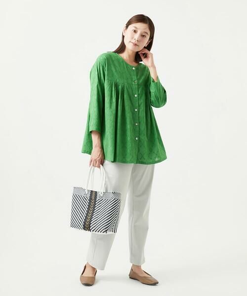 GIANNI LO GIUDICE / ジャンニ・ロ・ジュディチェ シャツ・ブラウス | [洗える]ダイヤカットジャガードブラウス | 詳細10