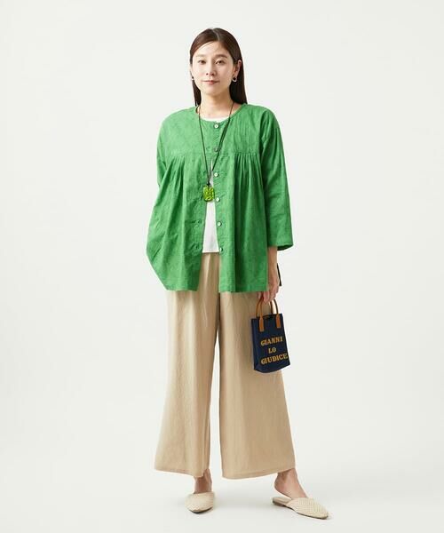 GIANNI LO GIUDICE / ジャンニ・ロ・ジュディチェ シャツ・ブラウス | [洗える]ダイヤカットジャガードブラウス | 詳細13