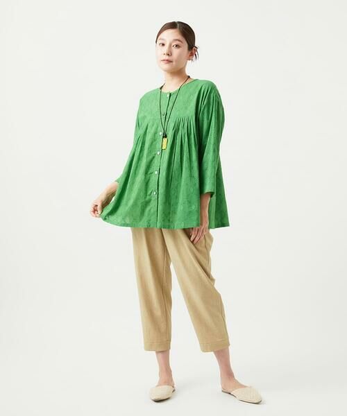 GIANNI LO GIUDICE / ジャンニ・ロ・ジュディチェ シャツ・ブラウス | [洗える]ダイヤカットジャガードブラウス | 詳細15