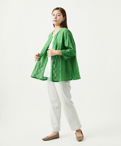 GIANNI LO GIUDICE / ジャンニ・ロ・ジュディチェ シャツ・ブラウス | [洗える]ダイヤカットジャガードブラウス | 詳細9