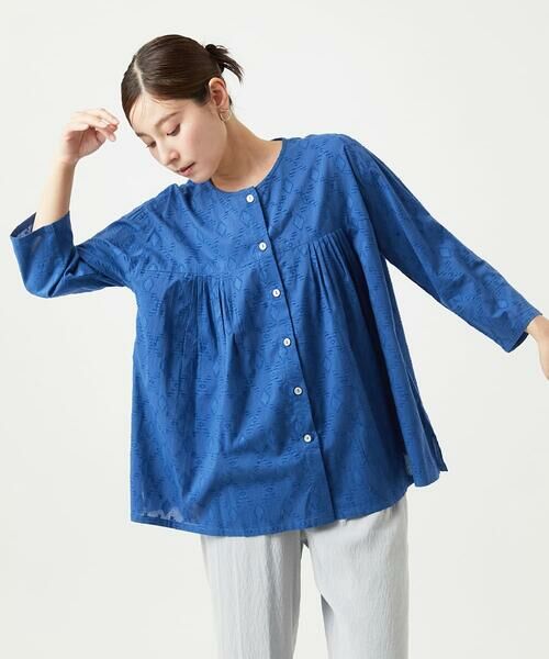 GIANNI LO GIUDICE / ジャンニ・ロ・ジュディチェ シャツ・ブラウス | [洗える]ダイヤカットジャガードブラウス | 詳細17