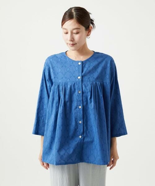 GIANNI LO GIUDICE / ジャンニ・ロ・ジュディチェ シャツ・ブラウス | [洗える]ダイヤカットジャガードブラウス | 詳細18