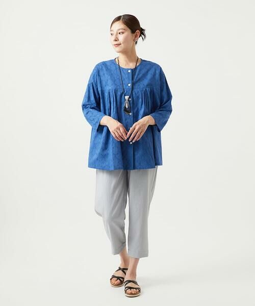 GIANNI LO GIUDICE / ジャンニ・ロ・ジュディチェ シャツ・ブラウス | [洗える]ダイヤカットジャガードブラウス | 詳細28