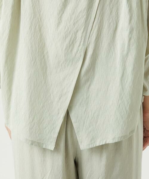 GIANNI LO GIUDICE / ジャンニ・ロ・ジュディチェ シャツ・ブラウス | [洗える]ポリエステルレーヨンプレーンウェーブシャツブラウス | 詳細10