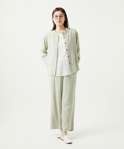GIANNI LO GIUDICE / ジャンニ・ロ・ジュディチェ シャツ・ブラウス | [洗える]ポリエステルレーヨンプレーンウェーブシャツブラウス | 詳細15
