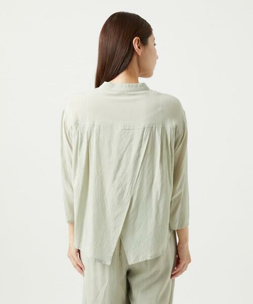 GIANNI LO GIUDICE / ジャンニ・ロ・ジュディチェ シャツ・ブラウス | [洗える]ポリエステルレーヨンプレーンウェーブシャツブラウス | 詳細6