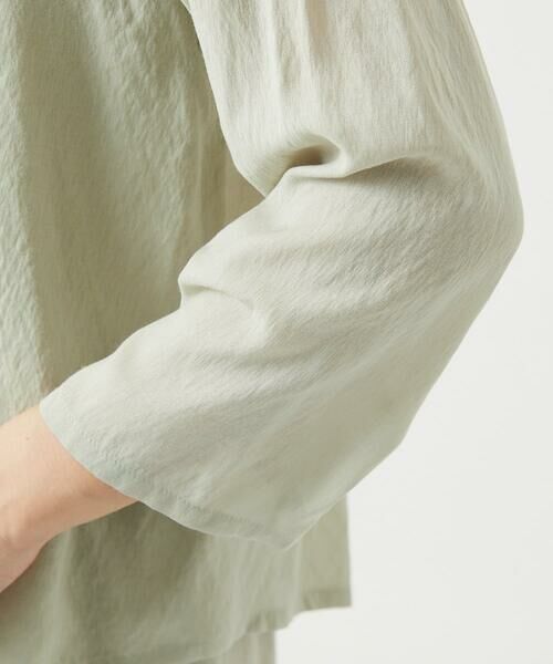 GIANNI LO GIUDICE / ジャンニ・ロ・ジュディチェ シャツ・ブラウス | [洗える]ポリエステルレーヨンプレーンウェーブシャツブラウス | 詳細8