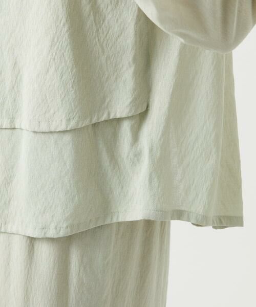 GIANNI LO GIUDICE / ジャンニ・ロ・ジュディチェ シャツ・ブラウス | [洗える]ポリエステルレーヨンプレーンウェーブシャツブラウス | 詳細9
