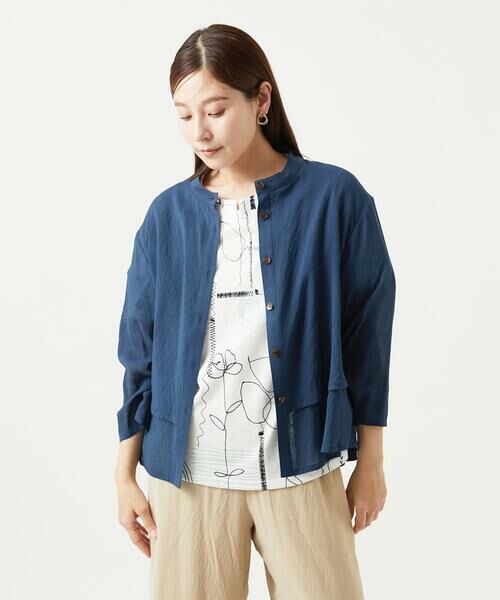 GIANNI LO GIUDICE / ジャンニ・ロ・ジュディチェ シャツ・ブラウス | [洗える]ポリエステルレーヨンプレーンウェーブシャツブラウス | 詳細21