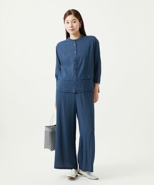 GIANNI LO GIUDICE / ジャンニ・ロ・ジュディチェ シャツ・ブラウス | [洗える]ポリエステルレーヨンプレーンウェーブシャツブラウス | 詳細22