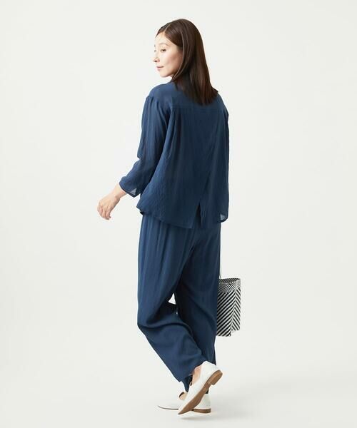 GIANNI LO GIUDICE / ジャンニ・ロ・ジュディチェ シャツ・ブラウス | [洗える]ポリエステルレーヨンプレーンウェーブシャツブラウス | 詳細23